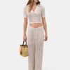 PANTALONES DE MALLA DE CROCHÉ AMIRI PARA MUJER