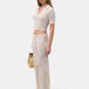 PANTALONES DE MALLA DE CROCHÉ AMIRI PARA MUJER