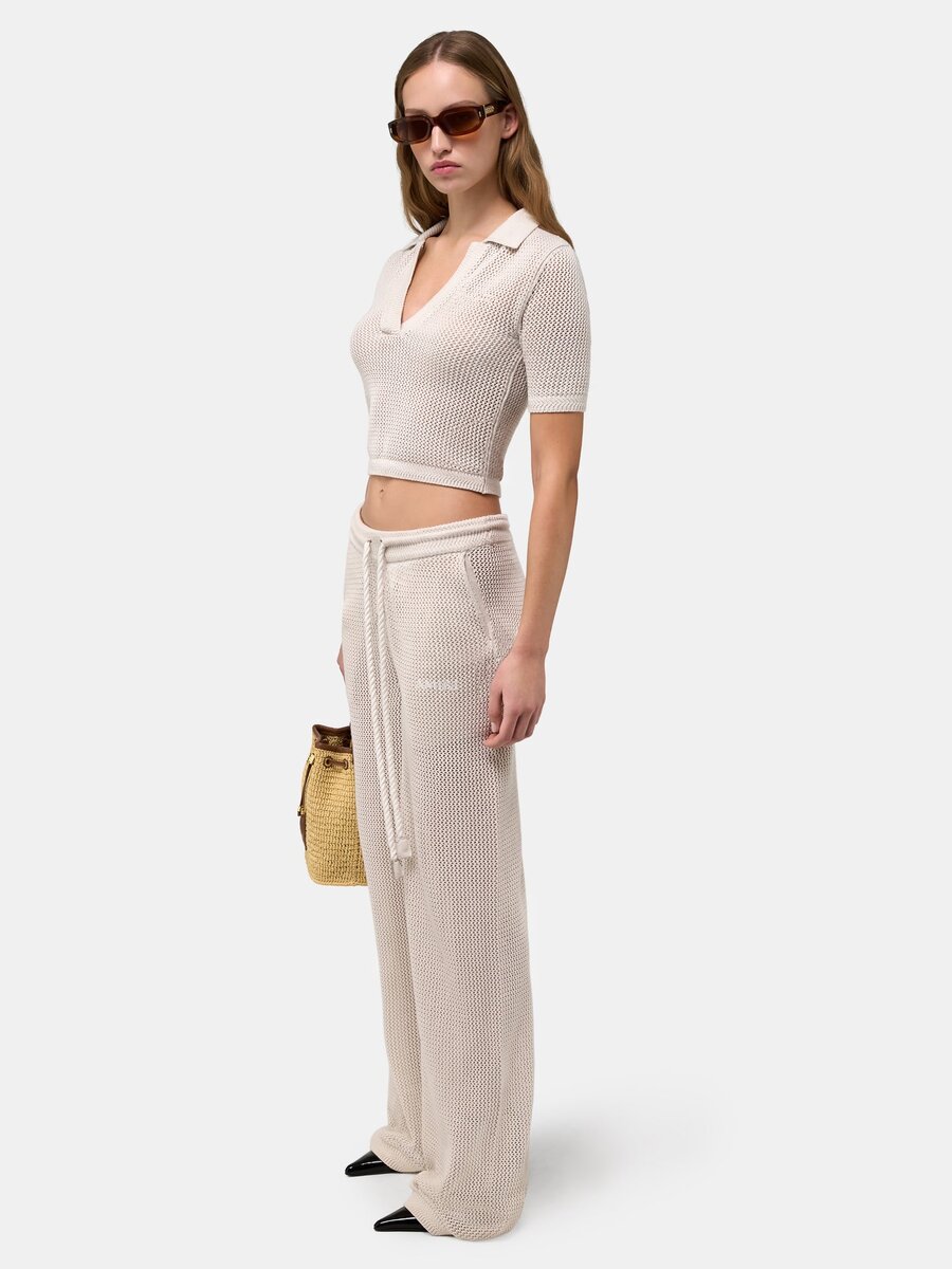 PANTALONES DE MALLA DE CROCHÉ AMIRI PARA MUJER