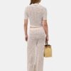 PANTALONES DE MALLA DE CROCHÉ AMIRI PARA MUJER