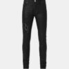 PANTALONES SKINNY DE DENIM CON LOGO DESCALADO ENCERADO