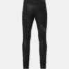 PANTALONES SKINNY DE DENIM CON LOGO DESCALADO ENCERADO
