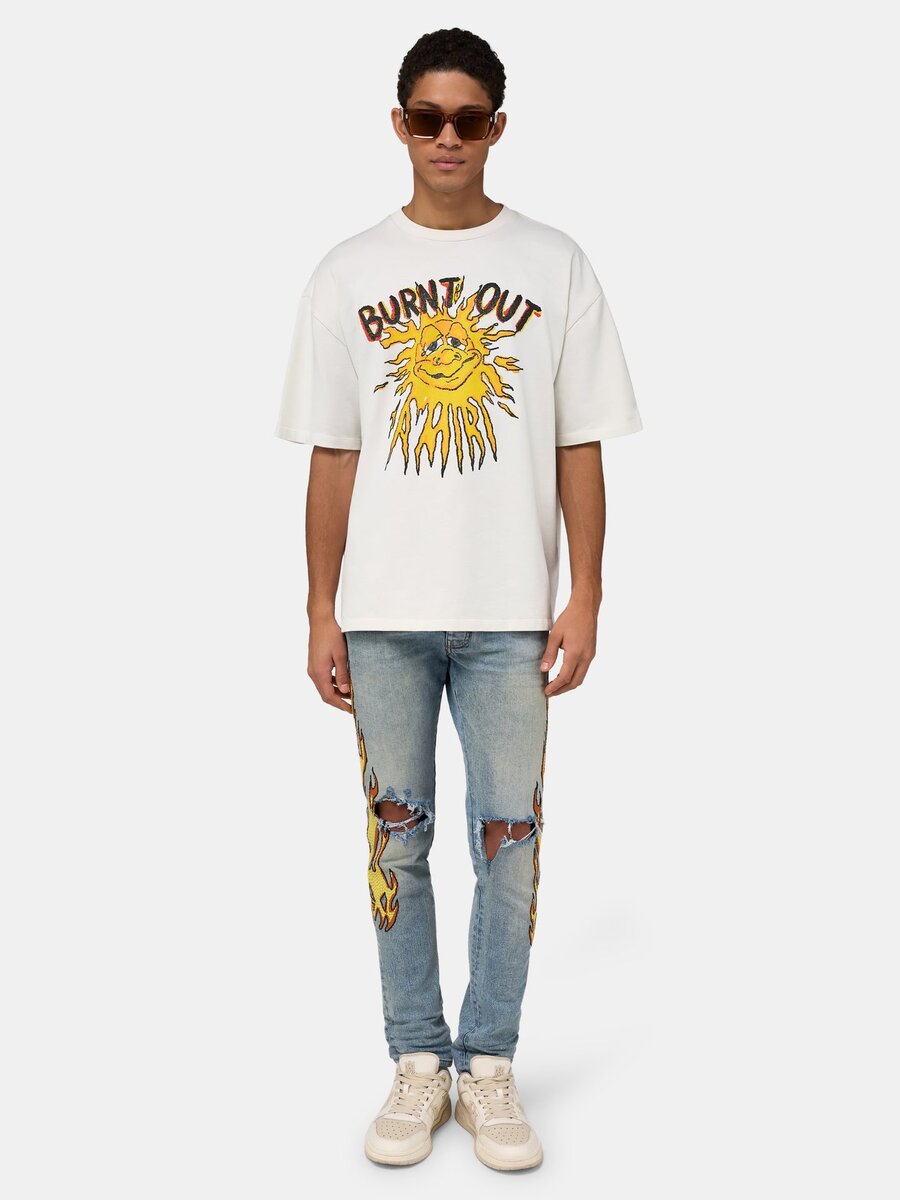 PANTALONES SKINNY FLAMES EMB