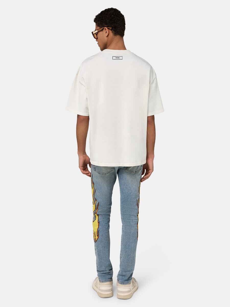 PANTALONES SKINNY FLAMES EMB