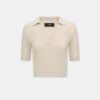POLO DE MALLA DE CROCHÉ AMIRI PARA MUJER