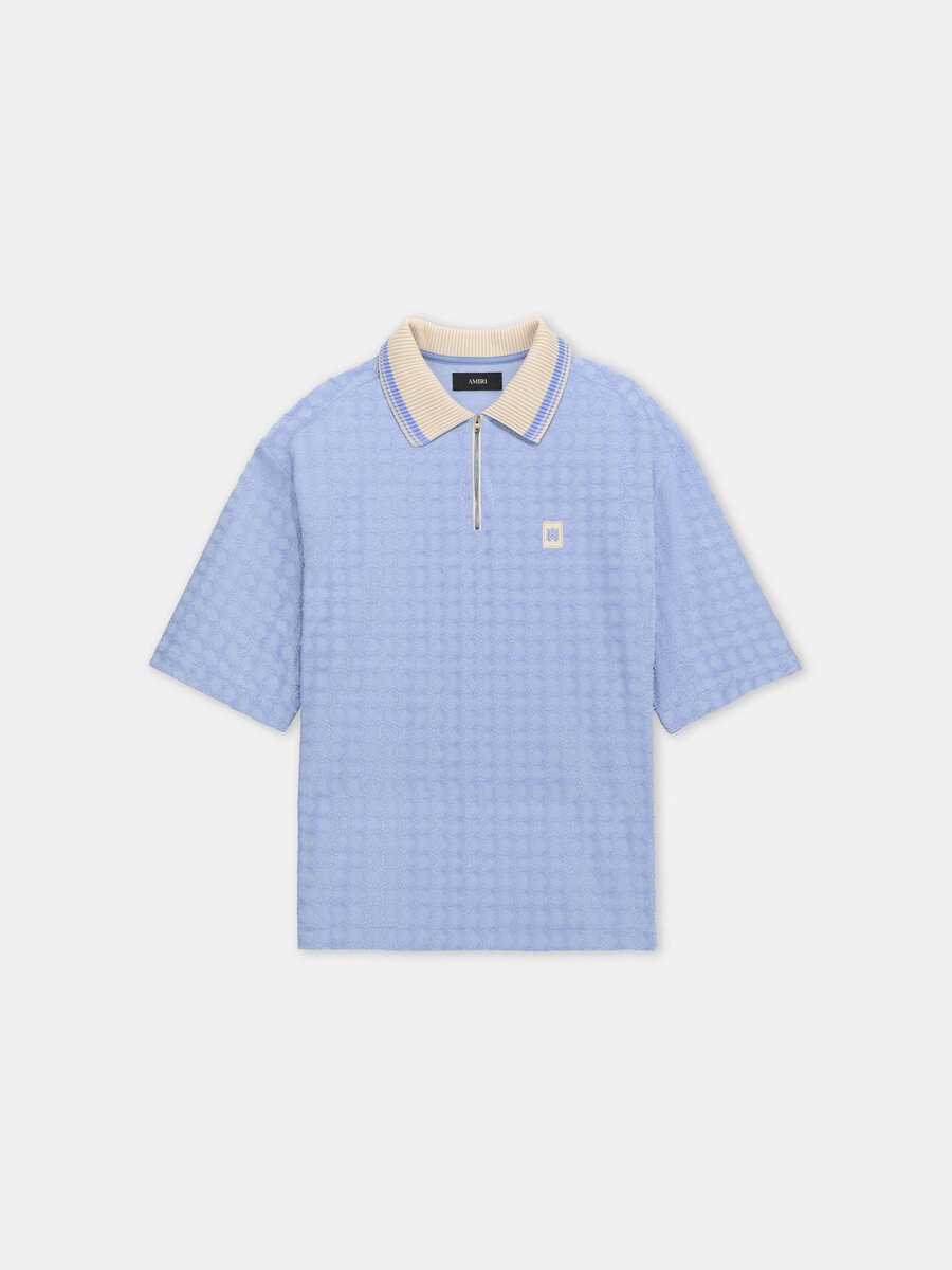 POLO DE TOALLA CON CREMALLERA MA QUAD