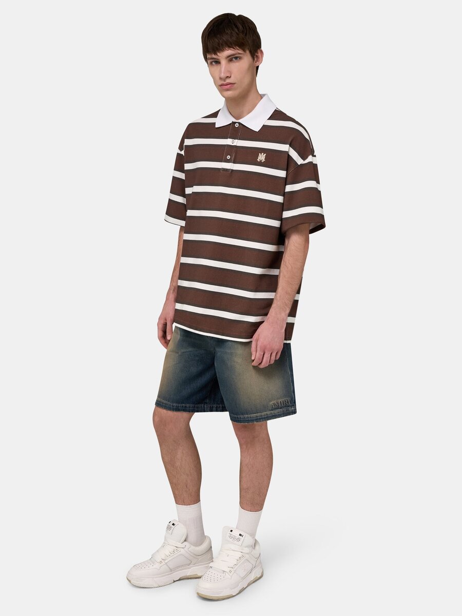POLO MA A RAYAS DE TALLA GRANDE