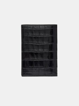 PORTAPASAPORTES CON RELIEVE DE COCODRILO