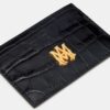 Portatarjetas con relieve de cocodrilo