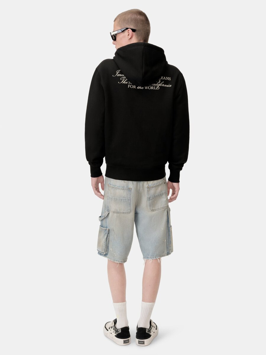 SUDADERA CON CAPUCHA Y CREMALLERA Amiri Spirit