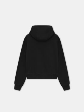 SUDADERA CON CAPUCHA Y CREMALLERA DE CORTE RELAJADO