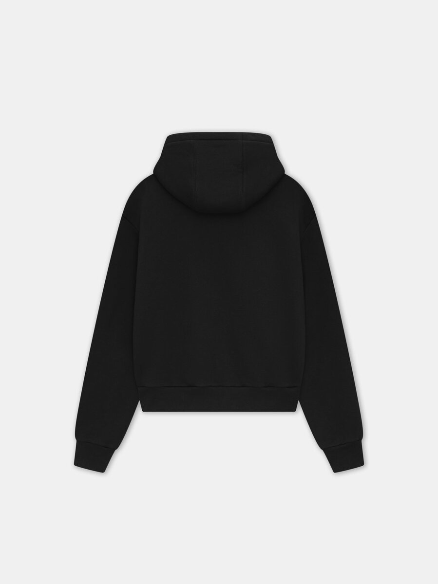 SUDADERA CON CAPUCHA Y CREMALLERA DE CORTE RELAJADO