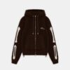 SUDADERA CON CAPUCHA Y CREMALLERA DE FLEECE «Bones»