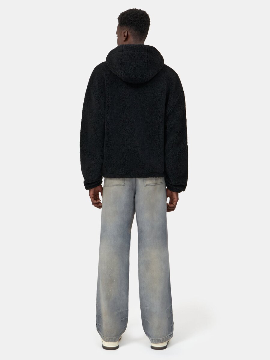 SUDADERA CON CAPUCHA Y CREMALLERA DE FLEECE «Bones»