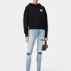 SUDADERA CON CAPUCHA Y LOGOTIPO MA Core para mujer