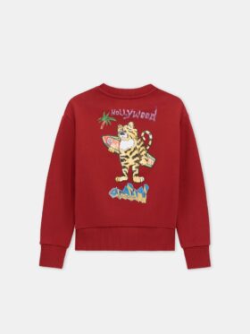 SUÉTER DE CUELLO REDONDO AMIRI TIGER PARA NIÑOS