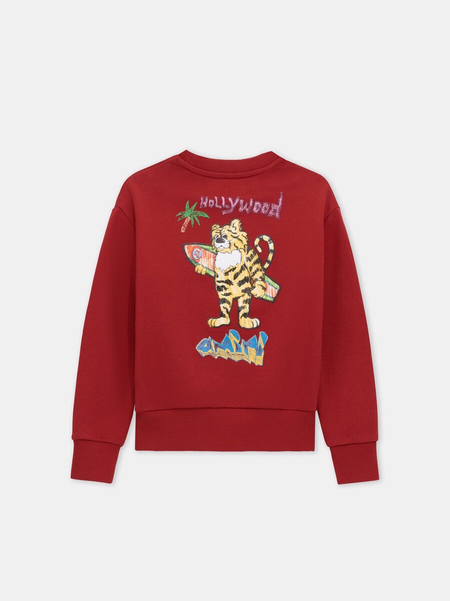 SUÉTER DE CUELLO REDONDO AMIRI TIGER PARA NIÑOS