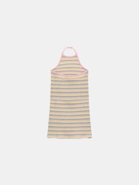 VESTIDO HALTER DE RAYAS PARA NIÑOS