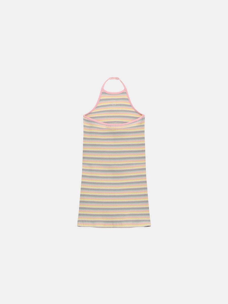 VESTIDO HALTER DE RAYAS PARA NIÑOS